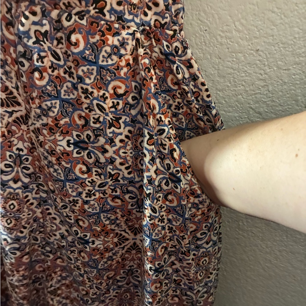 torrid Floral Mini Dress in Pink, Blue, Cream Size 0X - Picture 9 of 15